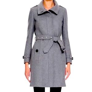 Burberry Gibbsmoore Funnel Collar Trench Coat